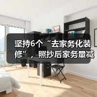 坚持6个“去家务化装修”,照抄后家务量减半,试过才知有多香(图1) 坚持6个“去家务化装修”,照抄后家务量减半,试过才知有多香(图1)