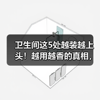 卫生间这5处越装越上头!越用越香的真相,不用一次不知道!(图2) 卫生间这5处越装越上头!越用越香的真相,不用一次不知道!(图2)