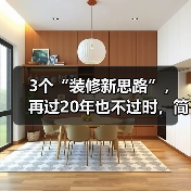 3个“装修新思路”,再过20年也不过时,简单实用又省钱(图1) 3个“装修新思路”,再过20年也不过时,简单实用又省钱(图1)