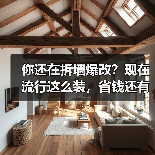 你还在拆墙爆改?现在流行这么装,省钱还有高质感!(图4) 你还在拆墙爆改?现在流行这么装,省钱还有高质感!(图4)