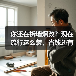 你还在拆墙爆改?现在流行这么装,省钱还有高质感!(图1) 你还在拆墙爆改?现在流行这么装,省钱还有高质感!(图1)