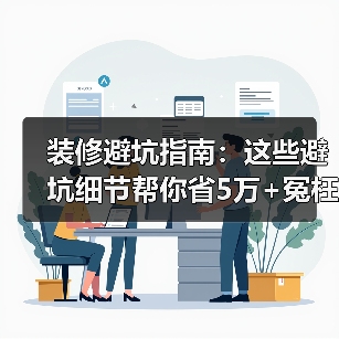 装修避坑指南:这些避坑细节帮你省5万+冤枉钱!(图2) 装修避坑指南:这些避坑细节帮你省5万+冤枉钱!(图2)