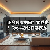 阳台秒变书房?零成本!5大神器让你宅家办公效率翻倍,阳光满屋爽到爆!(图4) 阳台秒变书房?零成本!5大神器让你宅家办公效率翻倍,阳光满屋爽到爆!(图4)