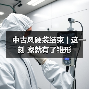 中古风硬装结束 | 这一刻 家就有了雏形（图3）