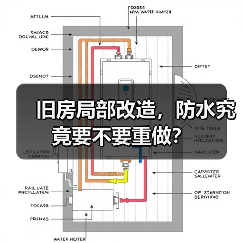 旧房局部改造,防水究竟要不要重做?(图3) 旧房局部改造,防水究竟要不要重做?(图3)
