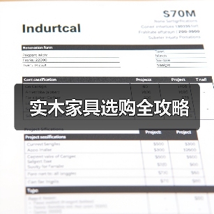 实木家具选购全攻略(图2) 实木家具选购全攻略(图2)