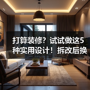 打算装修?试试做这5种实用设计!拆改后换新家!(图2) 打算装修?试试做这5种实用设计!拆改后换新家!(图2)