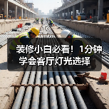 装修小白必看！1分钟学会客厅灯光选择（图4）