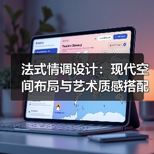 法式情调设计:现代空间布局与艺术质感搭配(图3) 法式情调设计:现代空间布局与艺术质感搭配(图3)