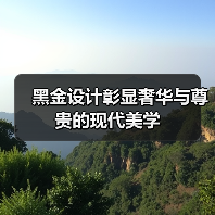 黑金设计彰显奢华与尊贵的现代美学(图2) 黑金设计彰显奢华与尊贵的现代美学(图2)