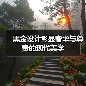 黑金设计彰显奢华与尊贵的现代美学(图3) 黑金设计彰显奢华与尊贵的现代美学(图3)