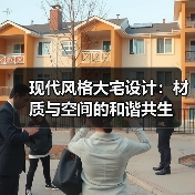 现代风格大宅设计：材质与空间的和谐共生