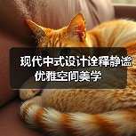 现代中式设计诠释静谧优雅空间美学(图2) 现代中式设计诠释静谧优雅空间美学(图2)
