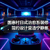 国惠村日式治愈系装修，简约设计营造宁静氛围（图2）