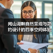 阅山湖畔自然景观与简约设计的四季空间体验