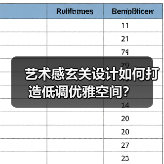 艺术感玄关设计如何打造低调优雅空间？（图4）