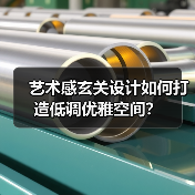 艺术感玄关设计如何打造低调优雅空间？（图2）
