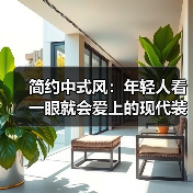 简约中式风：年轻人看一眼就会爱上的现代装修风格（图4）