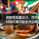 诧寂风别墅设计，自然材质打造沉稳生活空间（图3）