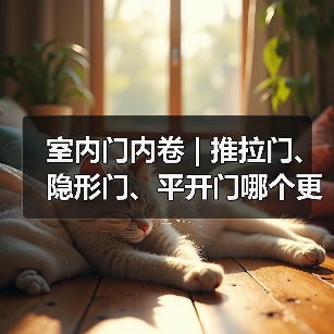 室内门内卷 | 推拉门、隐形门、平开门哪个更胜一筹?(图3) 室内门内卷 | 推拉门、隐形门、平开门哪个更胜一筹?(图3)