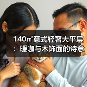 140㎡意式轻奢大平层:暖咖与木饰面的诗意融合,诠释无边界的舒适生活(图2) 140㎡意式轻奢大平层:暖咖与木饰面的诗意融合,诠释无边界的舒适生活(图2)