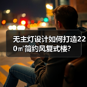无主灯设计如何打造220㎡简约风复式楼？（图4）