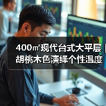 400㎡现代台式大平层 | 胡桃木色演绎个性温度的居住美学（图3）
