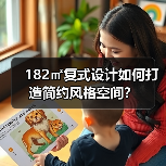 182㎡复式设计如何打造简约风格空间？（图1）