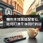咖色木饰面搭配奢石，如何打造干净简约的别墅空间？（图2）
