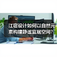江宿设计如何以自然元素构建静谧宜居空间？（图1）