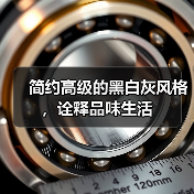 简约高级的黑白灰风格,诠释品味生活(图2) 简约高级的黑白灰风格,诠释品味生活(图2)