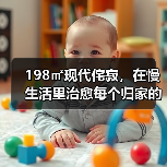 198㎡现代侘寂,在慢生活里治愈每个归家的人(图4) 198㎡现代侘寂,在慢生活里治愈每个归家的人(图4)