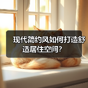 现代简约风如何打造舒适居住空间？（图1）