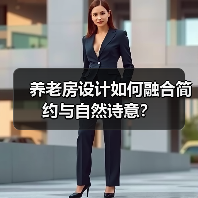 养老房设计如何融合简约与自然诗意？（图1）