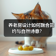 养老房设计如何融合简约与自然诗意？（图2）