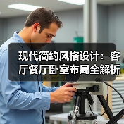 现代简约风格设计：客厅餐厅卧室布局全解析（图1）
