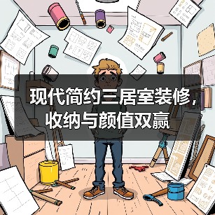 现代简约三居室装修，收纳与颜值双赢（图4）