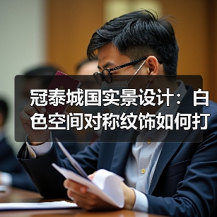 冠泰城国实景设计：白色空间对称纹饰如何打造高贵典雅？（图4）