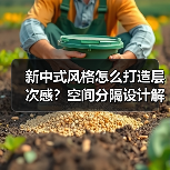 新中式风格怎么打造层次感？空间分隔设计解析（图3）