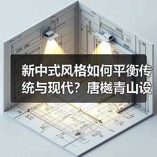 新中式风格如何平衡传统与现代？唐樾青山设计解析