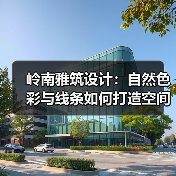 岭南雅筑设计：自然色彩与线条如何打造空间对比？（图3）
