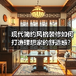 现代简约风格装修如何打造理想家的舒适感？（图2）