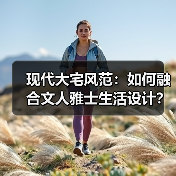 现代大宅风范：如何融合文人雅士生活设计？（图3）