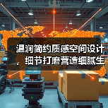 温润简约质感空间设计，细节打磨营造细腻生活