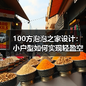 100方泡泡之家设计：小户型如何实现轻盈空间？（图2）