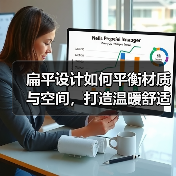 扁平设计如何平衡材质与空间，打造温暖舒适家？（图2）