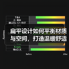 扁平设计如何平衡材质与空间，打造温暖舒适家？（图4）
