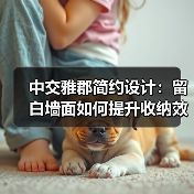 中交雅郡简约设计：留白墙面如何提升收纳效率（图2）