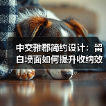 中交雅郡简约设计：留白墙面如何提升收纳效率