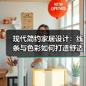 现代简约家居设计：线条与色彩如何打造舒适空间？（图2）